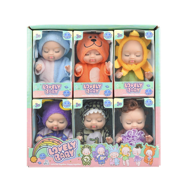 6pcs Princess Doll Gift Box