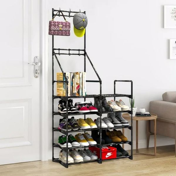 5-Layer Shoe Rack, Sturdy Shoe Storage Organizer for Closet and Entryway