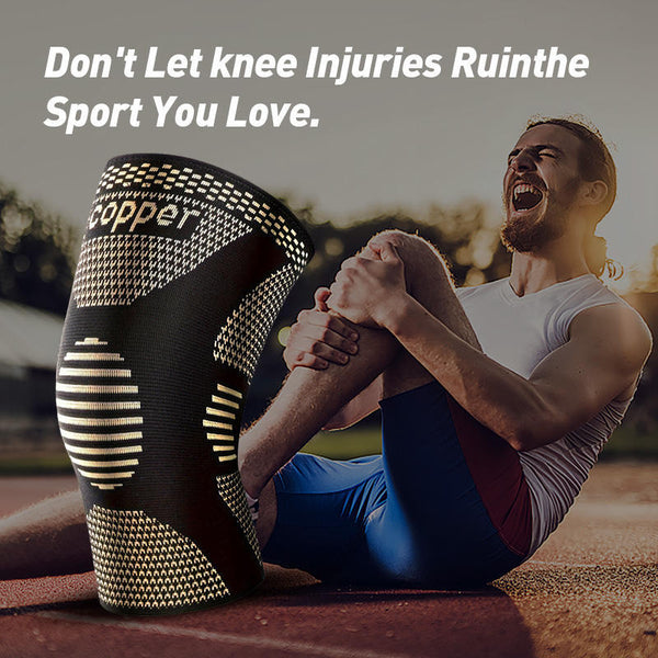 Copper Shock-Absorbing Knee Pads