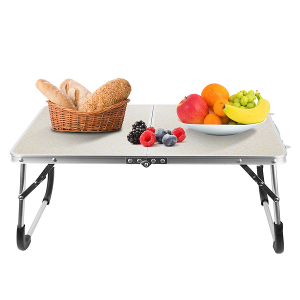 Foldable Laptop Table, Portable Bed Desk Tray for Laptop, Breakfast & Reading on Sofa or Floor