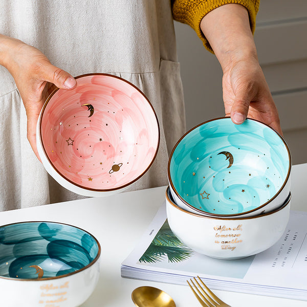 Ceramic Cute Breakfast Salad Bow