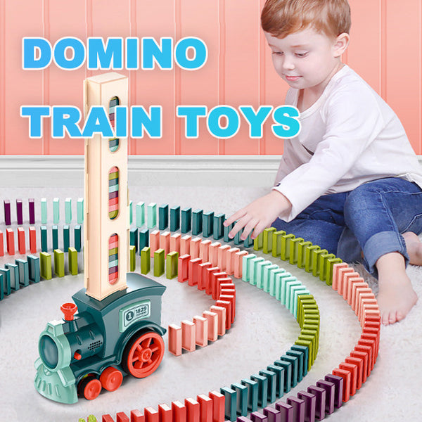 Automatic Domino Laying Train Toy