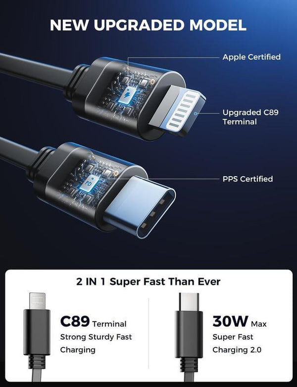 Retractable car charger, all-in-one car phone charger 100W, retractable cable and USB car charger, compatible with iPhone
