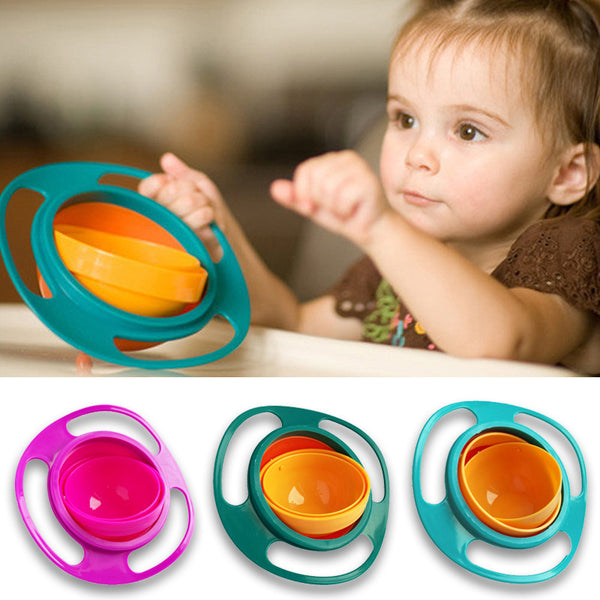 360° Rotate Universal Spill-Proof Gyro Bowl
